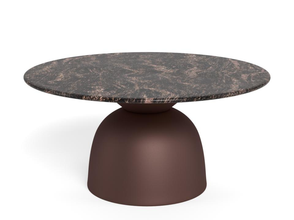 Stolik kawowy Ferrol 80cm brązowy - obrazek 9