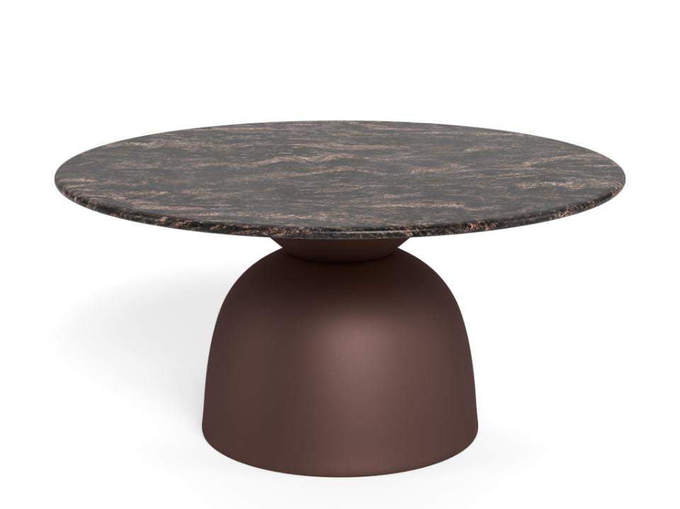 Stolik kawowy Ferrol 80cm brązowy - obrazek 10