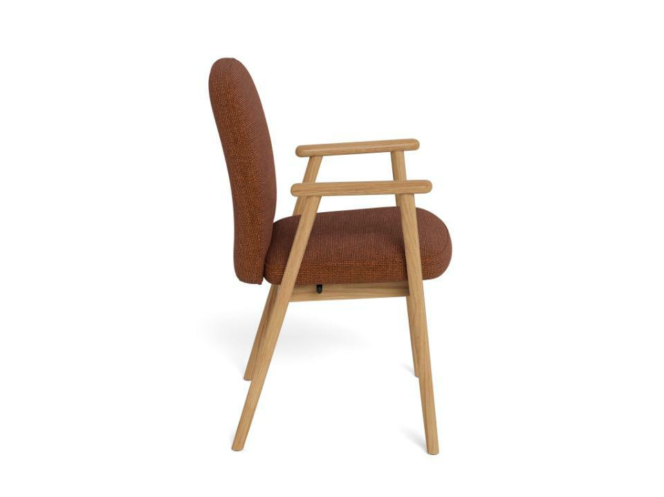 Krzesło Calvin terakotta/ dąb Basel 44 - obrazek 5