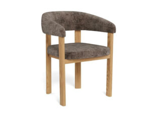 Krzesło Myles brązowe/ dąb Juto 24