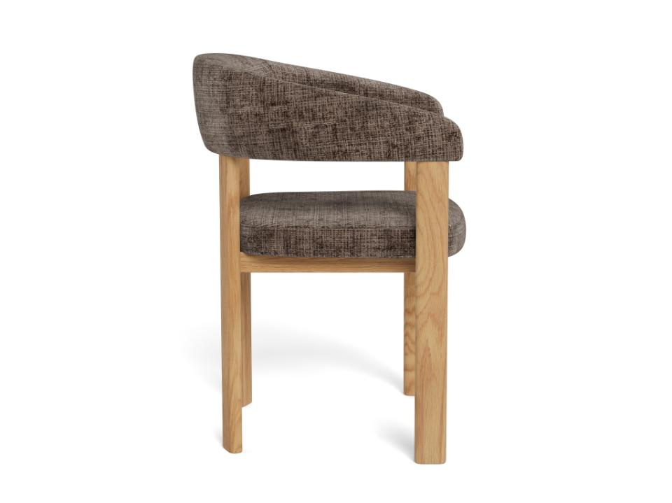 Krzesło Myles brązowe/ dąb Juto 24 - obrazek 4