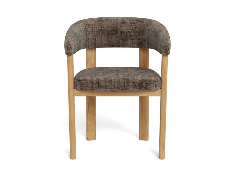 Krzesło Myles brązowe/ dąb Juto 24 - obrazek 6