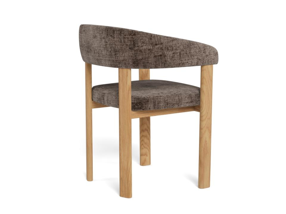 Krzesło Myles brązowe/ dąb Juto 24 - obrazek 7