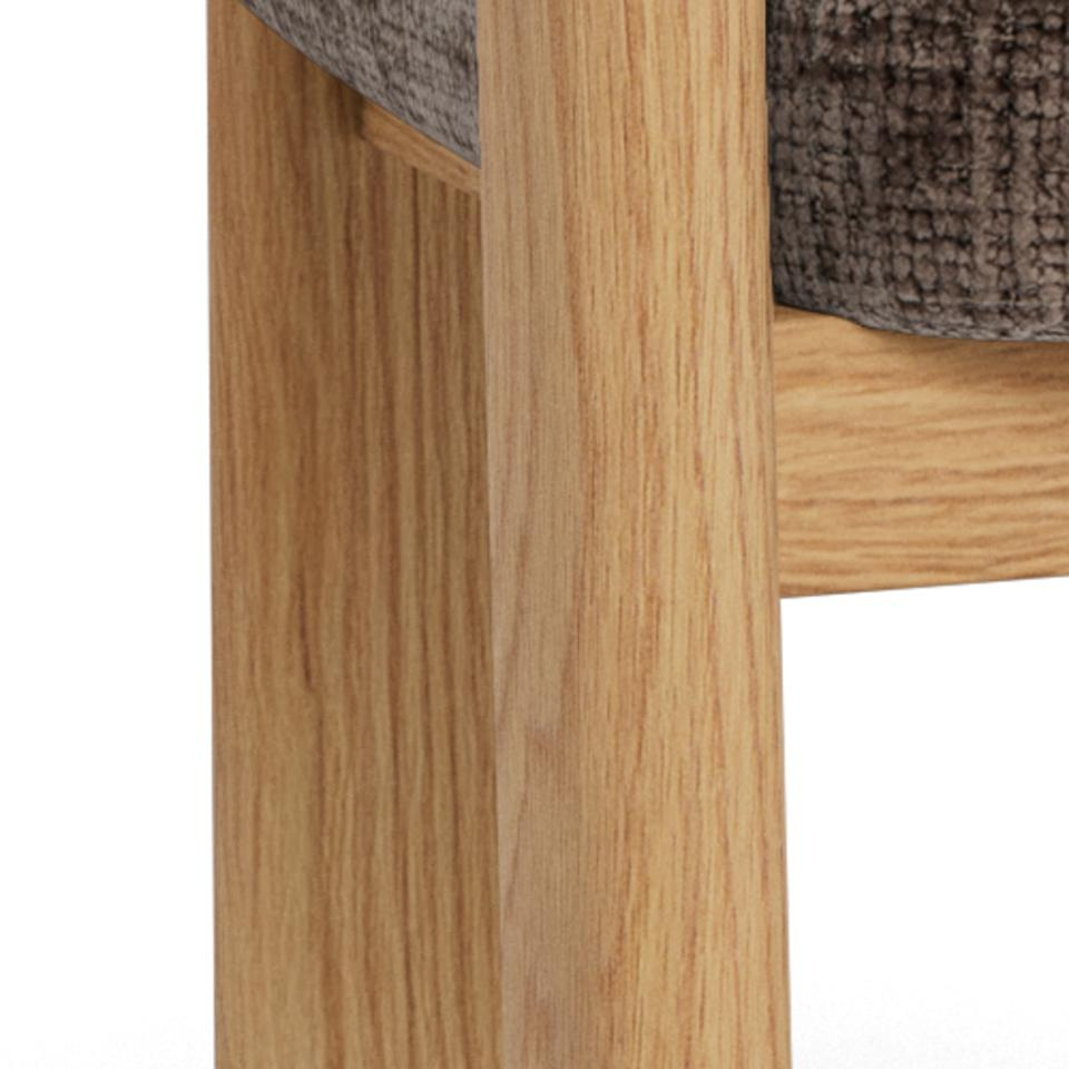 Krzesło Myles brązowe/ dąb Juto 24 - obrazek 8