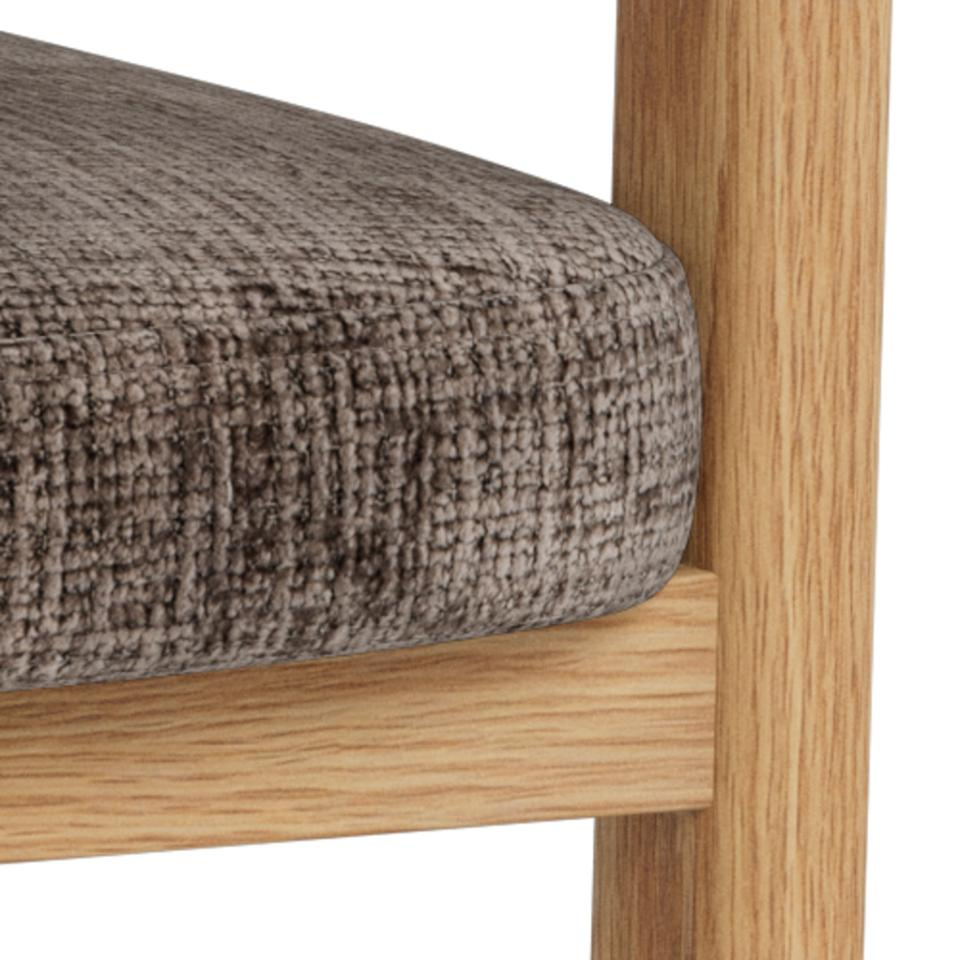 Krzesło Myles brązowe/ dąb Juto 24 - obrazek 9