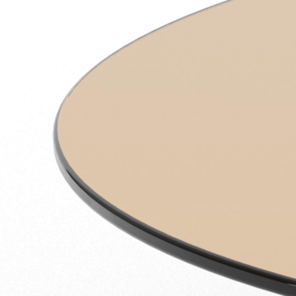 Stolik kawowy Samos 80cm brązowe szkło - obrazek 8