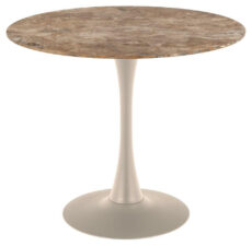 Stół Malta polerowana ceramika brąz