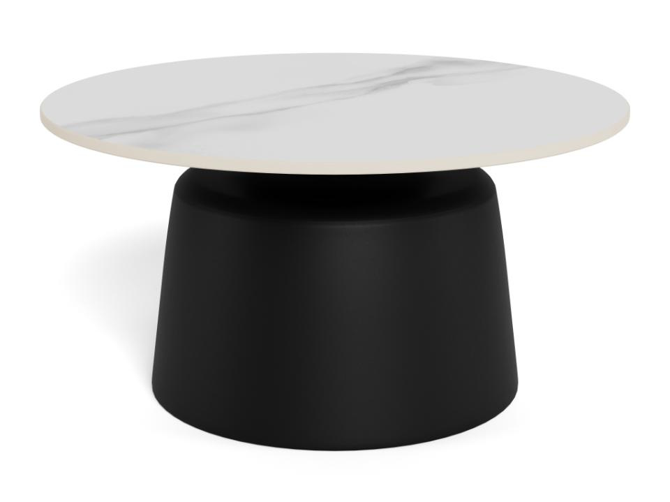 Stolik kawowy Santorini 70cm biały - obrazek 3