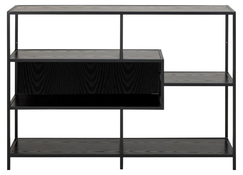 Regał Seaford V czarny jesion - obrazek 5