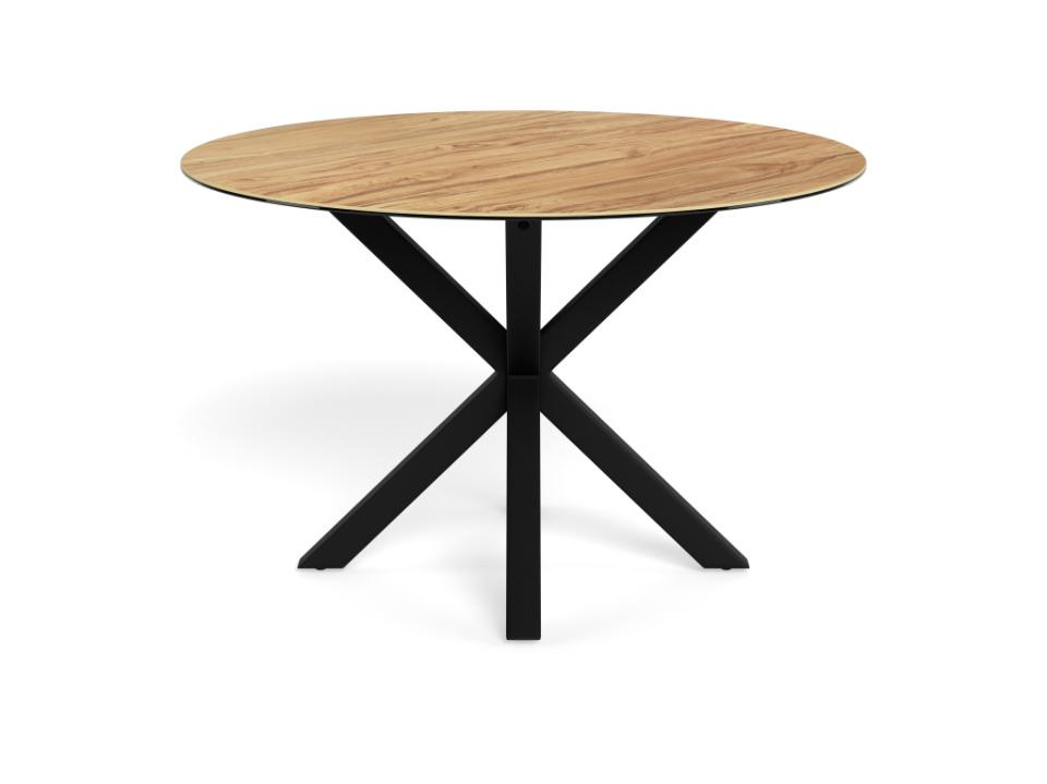 Stół Heaven 119 cm okrągły ceramika dąb/ - obrazek 4