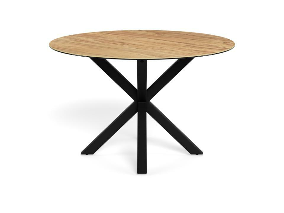 Stół Heaven 119 cm okrągły ceramika dąb/ - obrazek 6