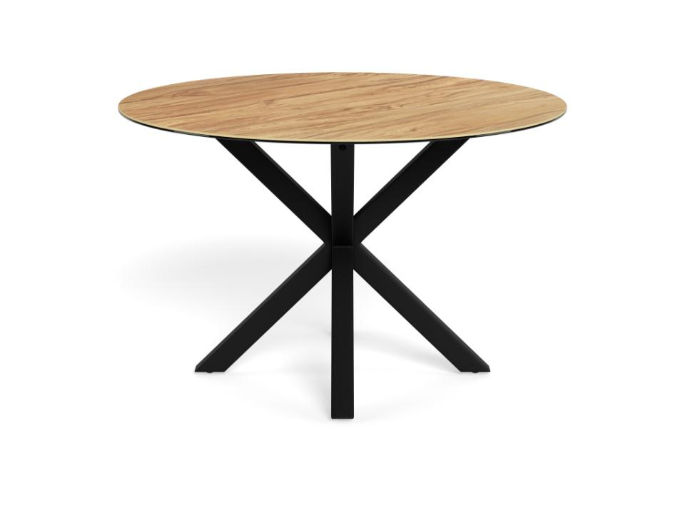 Stół Heaven 119 cm okrągły ceramika dąb/ - obrazek 9