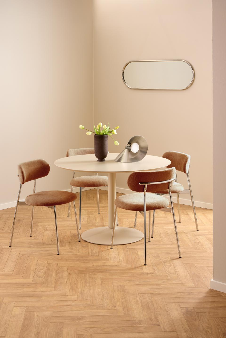 Krzesło Lyric terakotta /chrom Apia 272 - obrazek 3