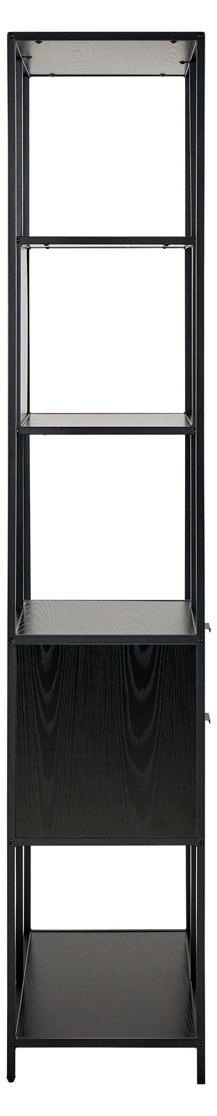 Regał Seaford II z 2 szufladami czarny - obrazek 7