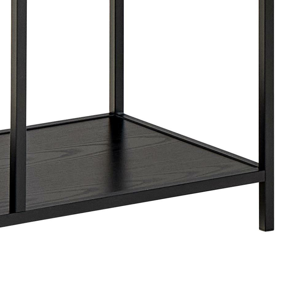 Regał Seaford II z 2 szufladami czarny - obrazek 9