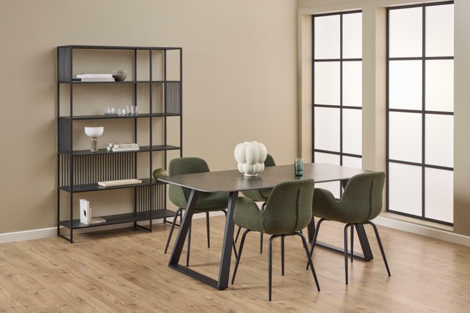 Regał Strington szeroki czarny - obrazek 4