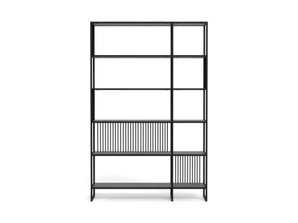 Regał Strington szeroki czarny - obrazek 10