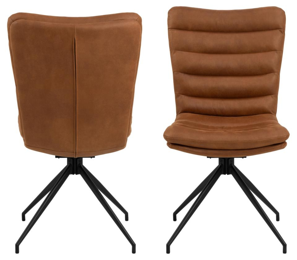 Krzesło Grafton brązowy PU - obrazek 10