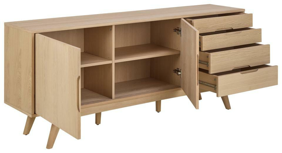 Komoda niska Marte Fornir dębowy - obrazek 4