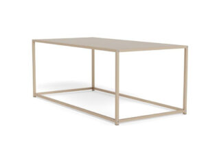 Stolik Seaford szary prostokątny