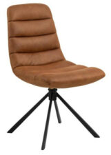 Krzesło Milford brązowe PU
