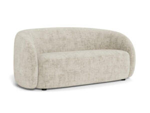 Sofa 2 osobowa Lodi Tkanina beżowa Juto