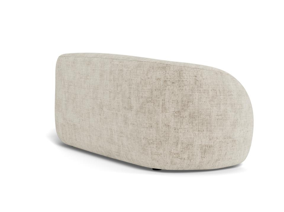 Sofa 2 osobowa Lodi Tkanina beżowa Juto - obrazek 7