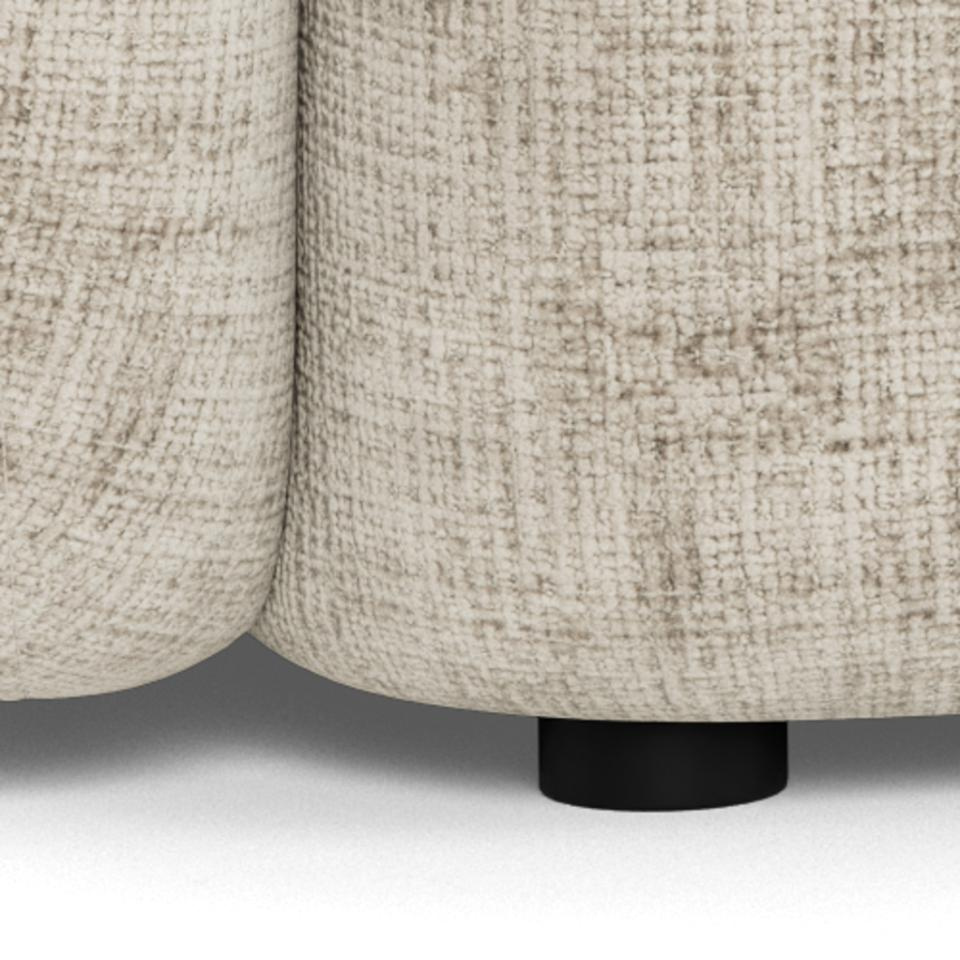 Sofa 2 osobowa Lodi Tkanina beżowa Juto - obrazek 10