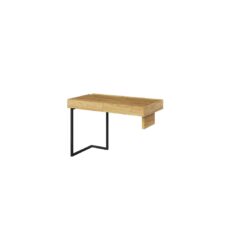 Biurko 110 2s prawe/lewe hikora naturalna/raw steel TEEN FLEX TF06
