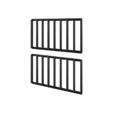 Panel TV z oświetleniem pomarańczowym czarny TEEN FLEX TF14