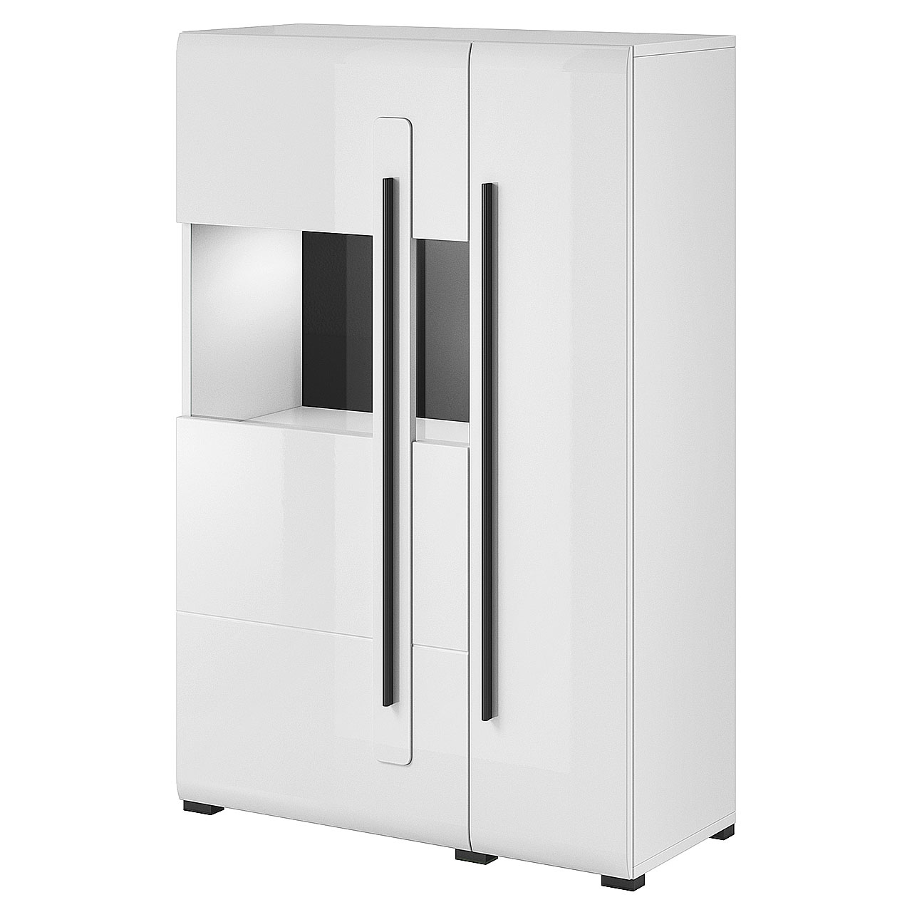 Komoda TUSLA TU42 biały / biały połysk