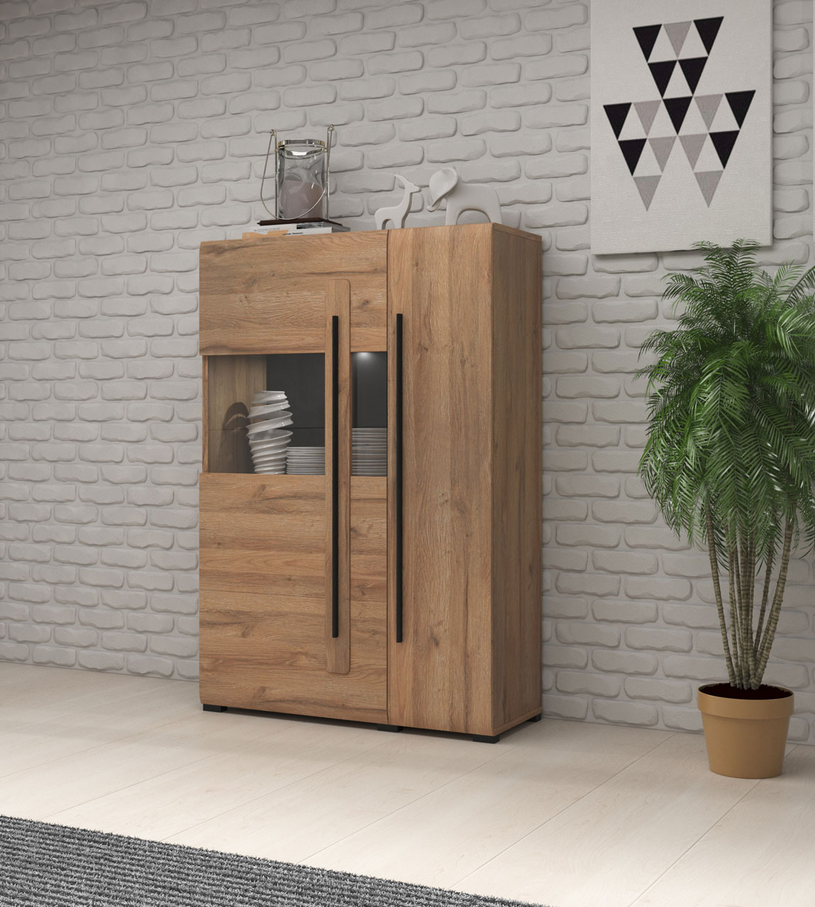 Komoda TUSLA TU42 dąb grandson - obrazek 5