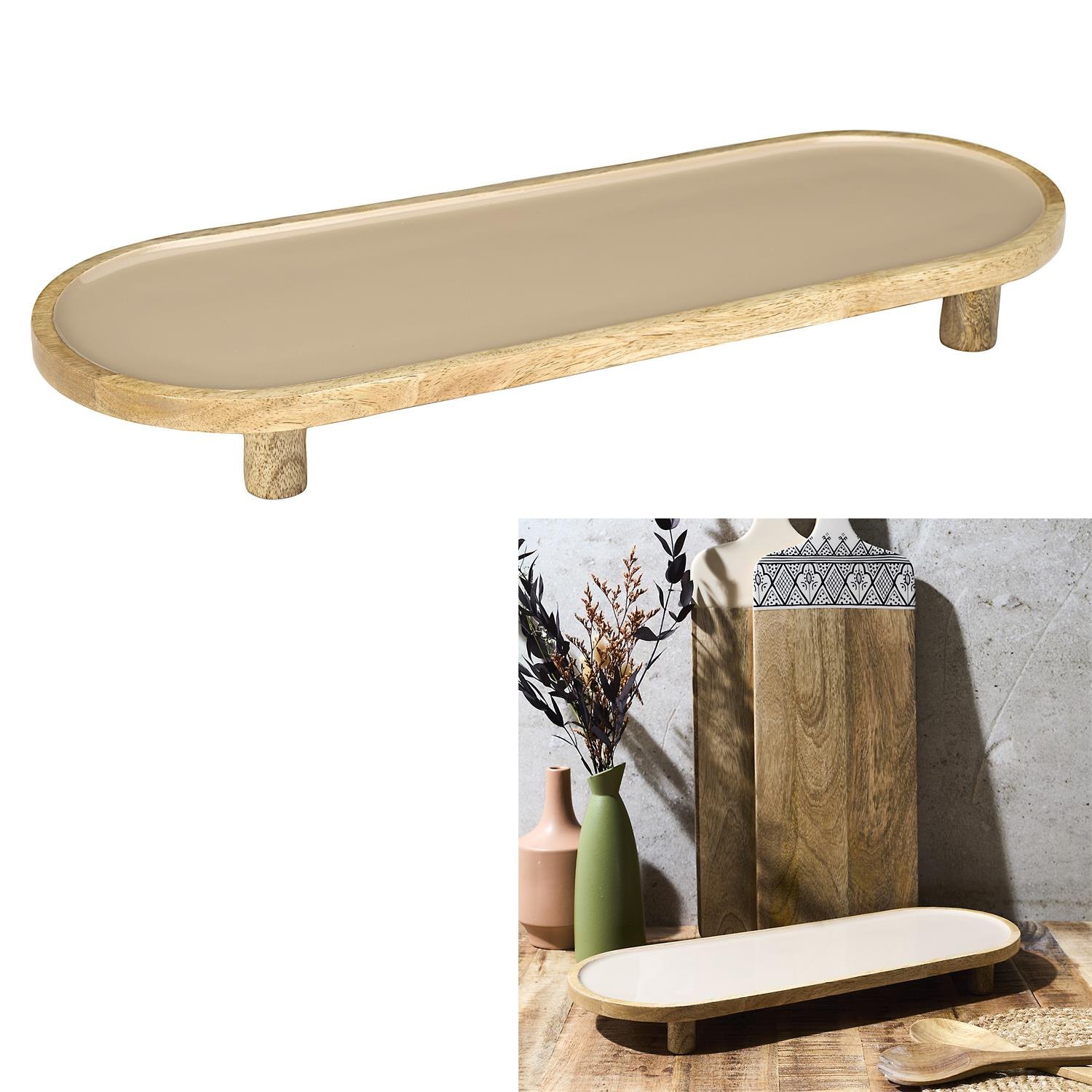 Taca Dune drewno mango 50cm - obrazek 4