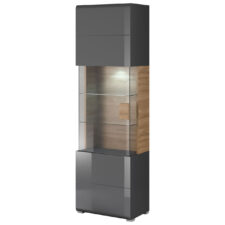 Witryna TOLEDO TL05 dąb grandson / antracyt połysk