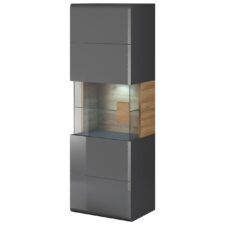 Witryna wisząca TOLEDO TL07 dąb grandson / antracyt połysk