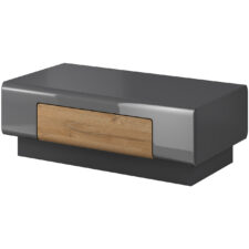 Stolik kawowy TOLEDO TL99 dąb grandson / antracyt połysk