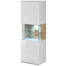 Witryna wisząca TOLEDO TL07 san remo / biały połysk