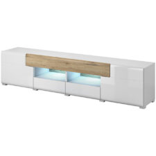 Komoda RTV TOLEDO TL40 san remo / biały połysk