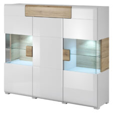 Komoda TOLEDO TL46 san remo / biały połysk