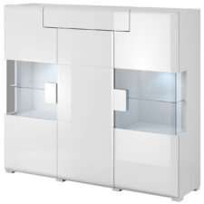 Komoda TOLEDO TL46 biały / biały połysk