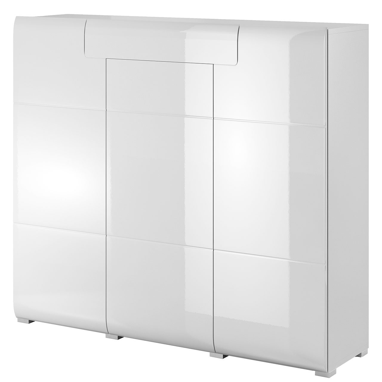 Komoda TOLEDO TL76 biały / biały połysk