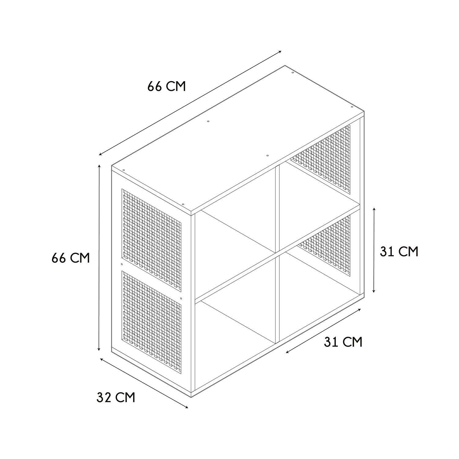 Regał Kali 4 półki naturalny - obrazek 7