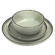 Zestaw obiadowy Temp na 4 osoby zielony