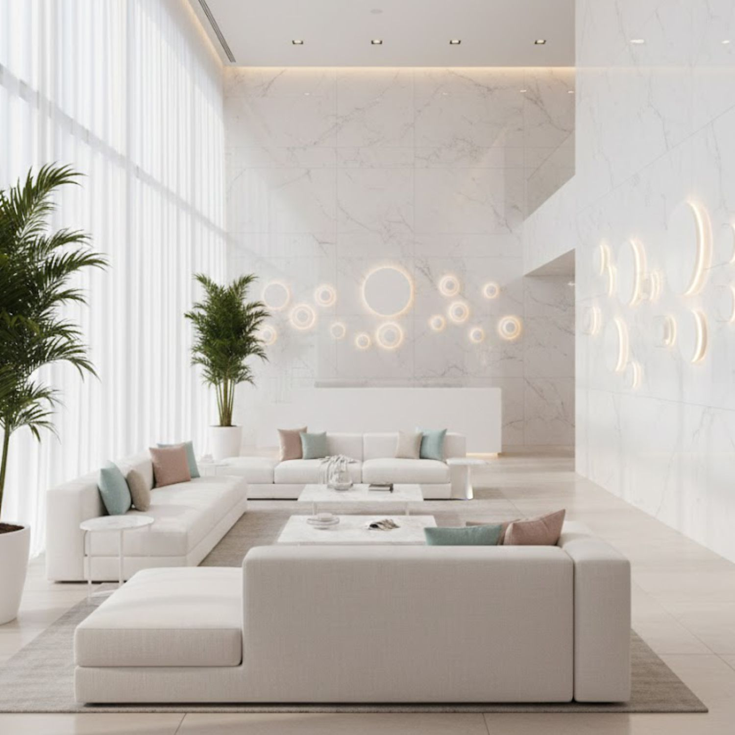 Lampa ścienna LED NYX 15 cm metalowa biała, dekoracyjna do nowoczesnych wnętrz - obrazek 3