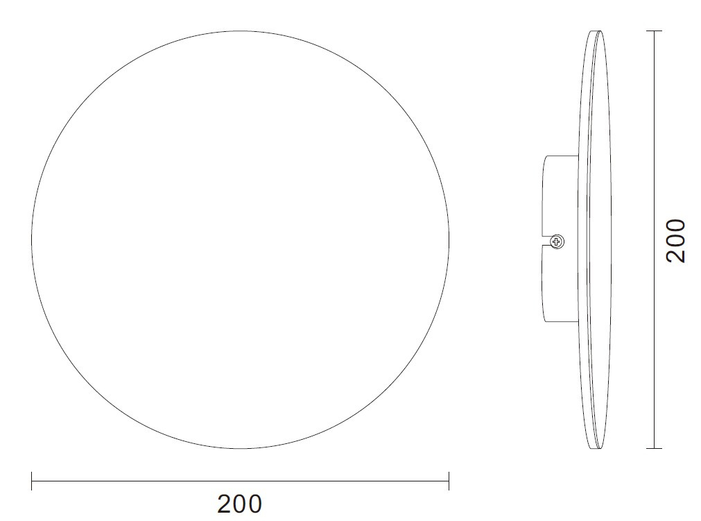 Lampa ścienna LED NYX 15 cm metalowa biała, dekoracyjna do nowoczesnych wnętrz - obrazek 8