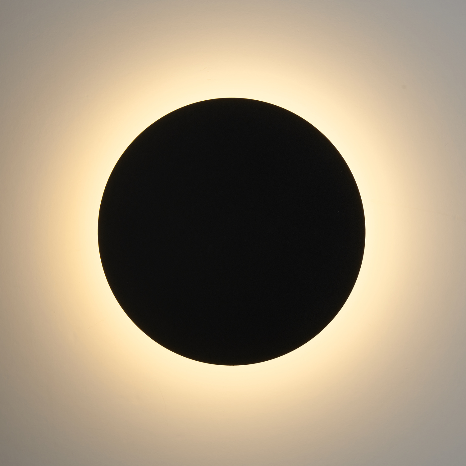 Kinkiet NYX 15 cm LED metalowa okrągła, czarna dekoracyjna lampa ścienna - obrazek 6