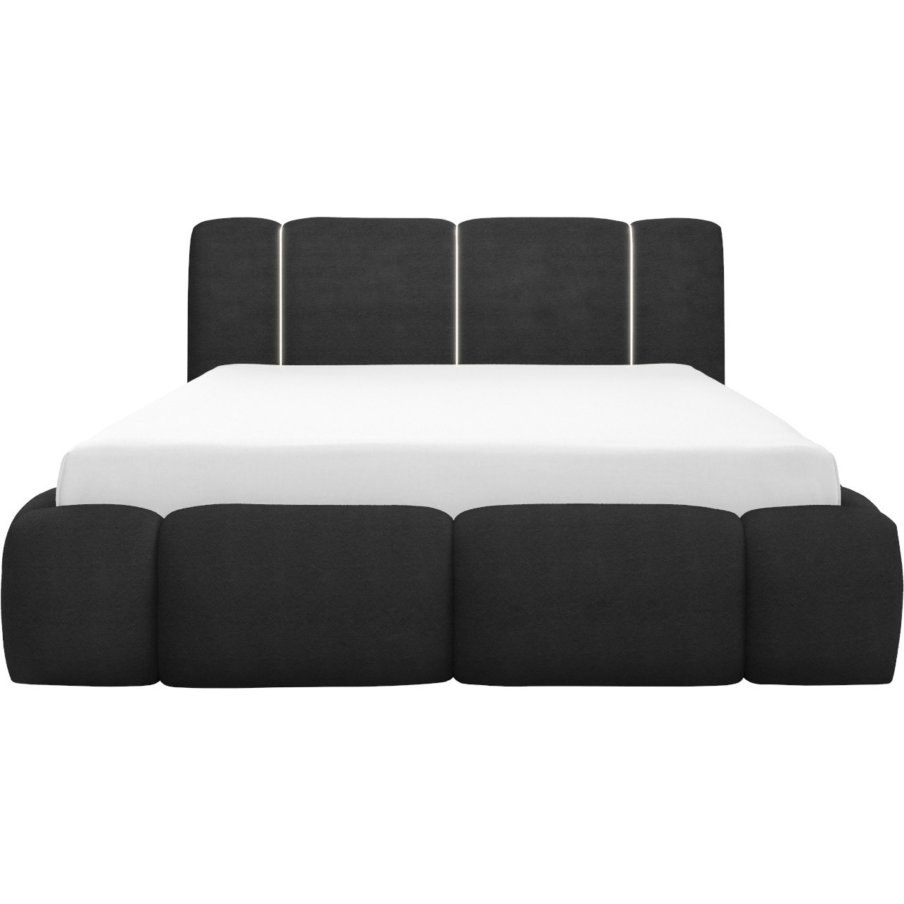 Łóżko tapicerowane z oświetleniem LED LEVAN 180x200 lambi 13 - obrazek 3