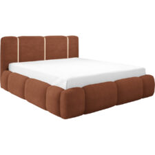 Łóżko tapicerowane z oświetleniem LED LEVAN 200x200 lambi 14