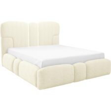 Łóżko tapicerowane z oświetleniem LED TAIKI 160x200 doha 02