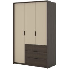 Szafa uchylna z szufladami OMAL 19 dąb dunin / beż jasny